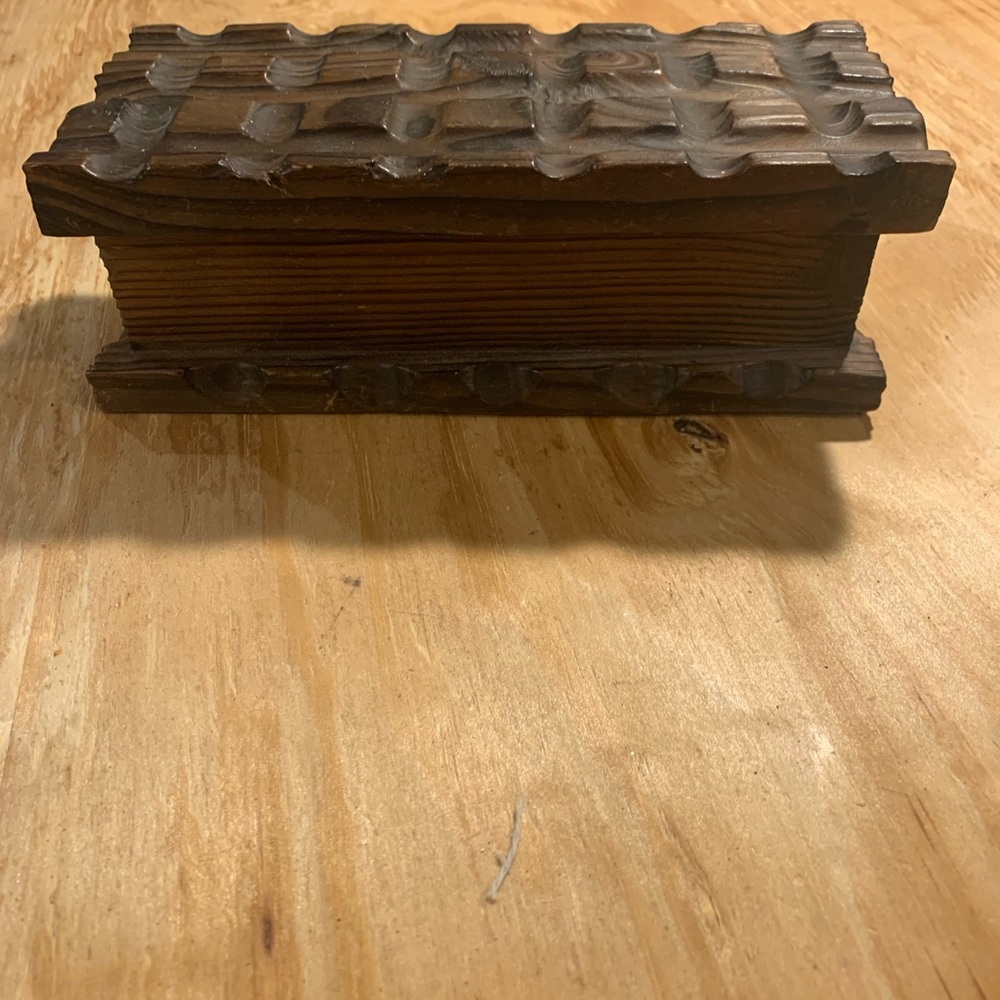 Vintage Handmade Trinket Box